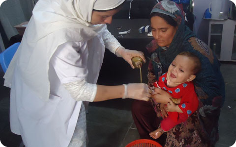 アフガニスタンにおける母子医療改善を目指す活動への支援